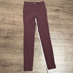 Rw&Co High-Rise Sculpting Leggings in Deep Plum